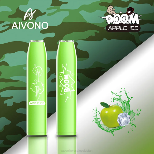 Aivono AIM BOOM 600 Apple Ice - 0668354 Cheapest Vape Wholesale