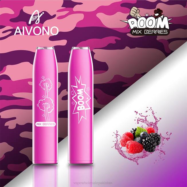 Aivono AIM BOOM 600 Mixed Berries - 0668361 Vape Wholesale Pakistan