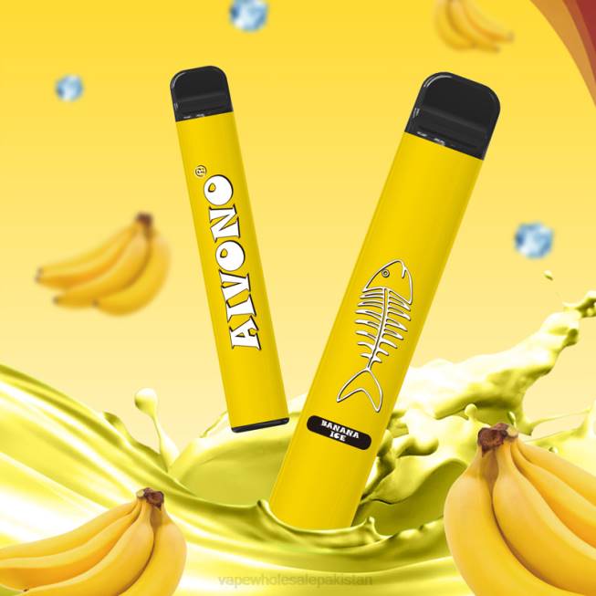 Aivono AIM FISHBONE 600 Banana Ice - 0668276 E Cig Wholesale