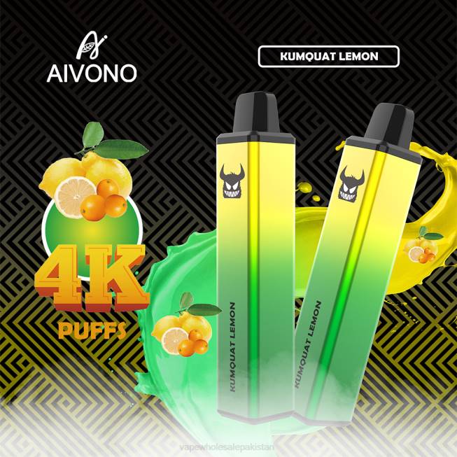 Aivono AIM FREAK 4000 Kumquat Lemon - 0668256 E Cig Wholesale