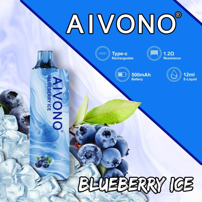 Aivono AIM GUN 7000 Blueberry Ice - 0668104 Cheapest Vape Wholesale