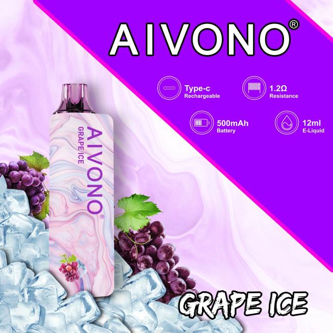 Aivono AIM GUN 7000 Grape Ice - 0668102 Vape Wholesale Prices