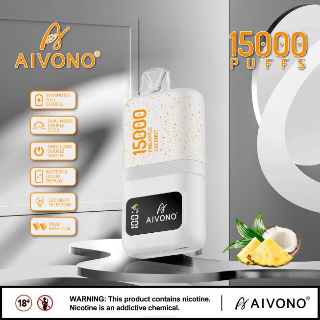 Aivono AIM magic 15000 Pineapple Coconut - 066872 Vape Wholesale Prices