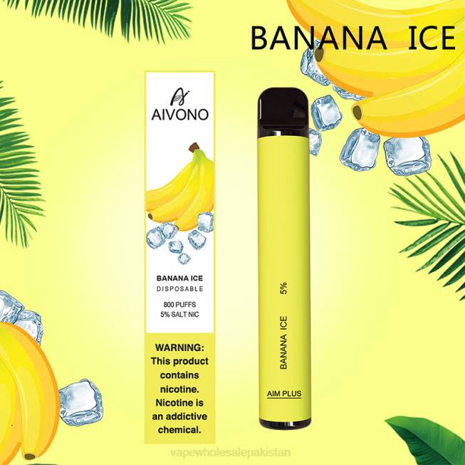 Aivono AIM PLUS 800 Banana Ice - 0668171 Vape Wholesale Pakistan