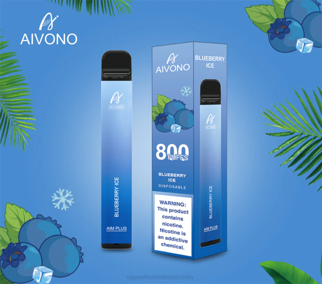 Aivono AIM PLUS 800 Blueberry Ice - 0668175 E Cigarette Wholesale