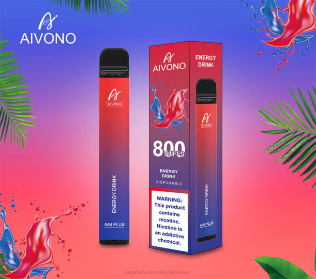 Aivono AIM PLUS 800 Energy Drink - 0668201 Vape Wholesale Pakistan