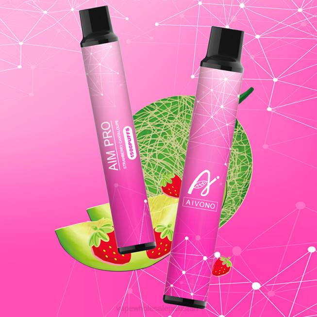 Aivono AIM PRO 1500 Strawberry Cantaloupe - 0668161 Vape Wholesale Pakistan