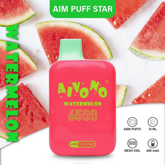 Aivono AIM PUFF STAR 6500 Watermelon - 0668291 Vape Wholesale Pakistan