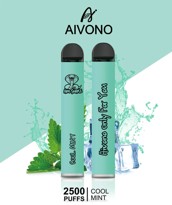 Aivono AIM SNAKE 2500 Cool Mint - 0668302 Vape Wholesale Prices