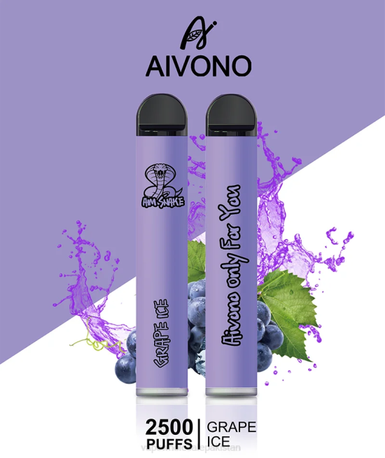 Aivono AIM SNAKE 2500 Grape Ice - 0668306 E Cig Wholesale