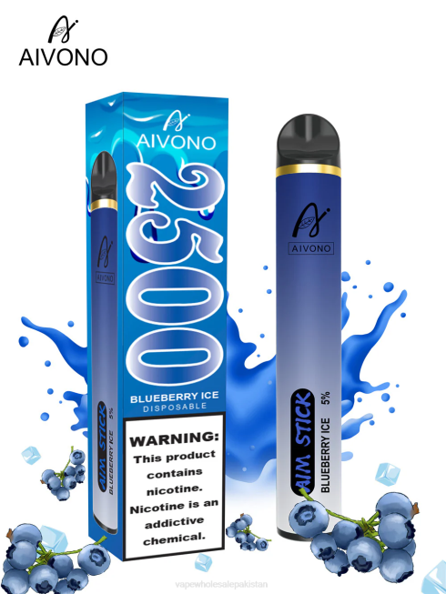 Aivono AIM STICK 2500 Blueberry Ice - 0668152 Vape Wholesale Prices