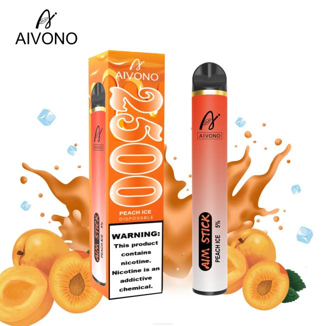 Aivono AIM STICK 2500 Peach Ice - 0668144 Cheapest Vape Wholesale