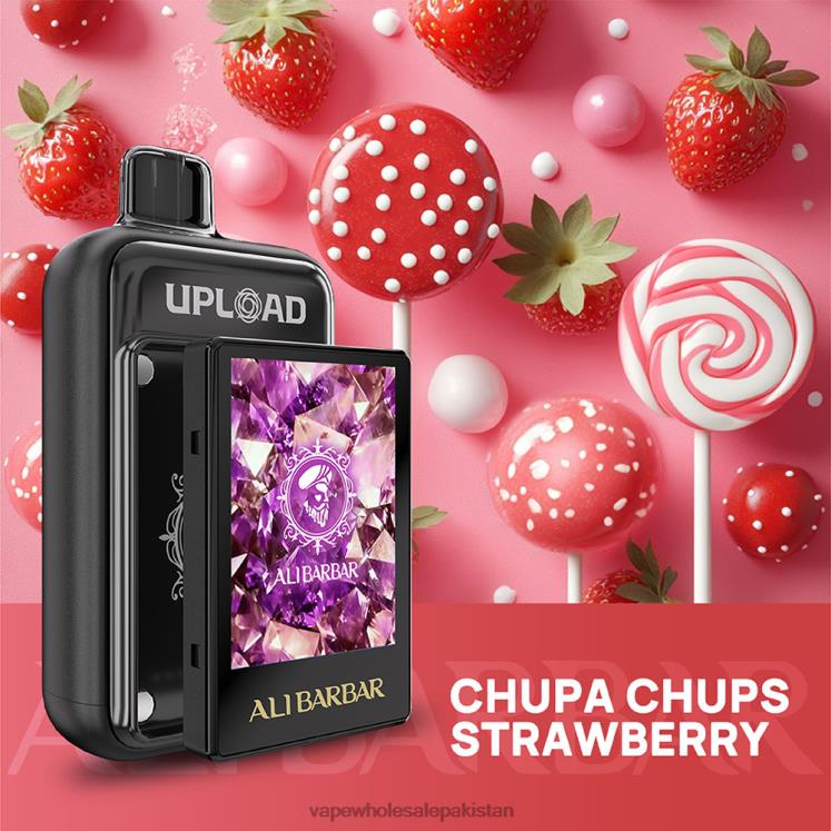 Vape Wholesale Pakistan Chupa chups strawberry | Alibarbar Upload 8L8RF114