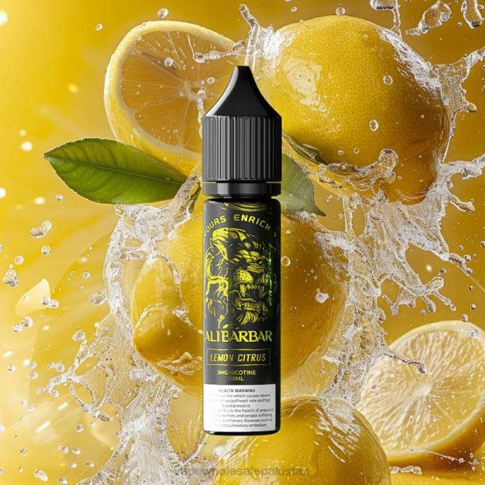 E Cig Wholesale 284D90 Alibarbar Hookah Onyx Lemon Citrus