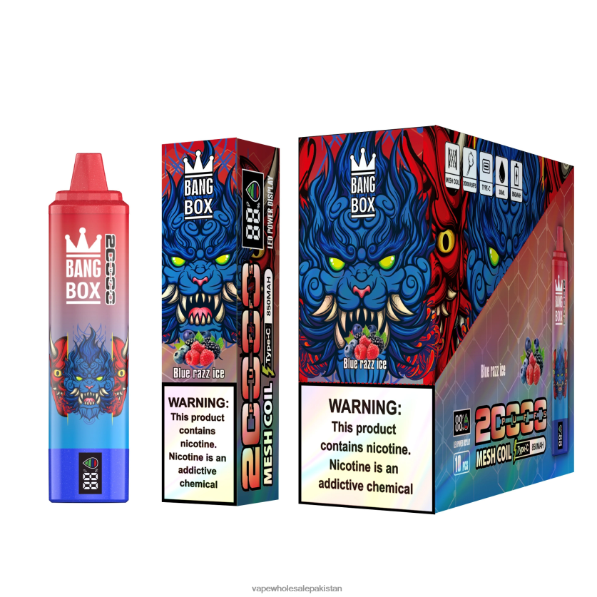 Bang Box 20000 FL648859 - Vape Wholesale Pakistan Blue Razz Ice