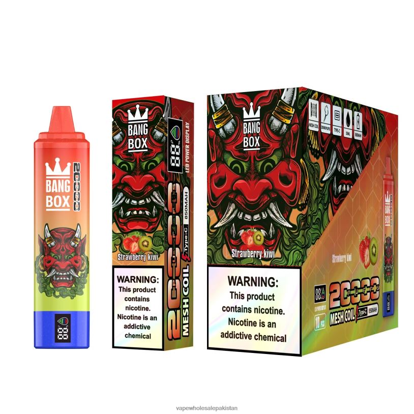 E Cig Wholesale Strawberry Kiwi D42RL126 Bang Box 20000