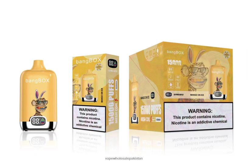 Electronic Cigarette Wholesale Mango On Ice D42RL137 Bang Box 15000