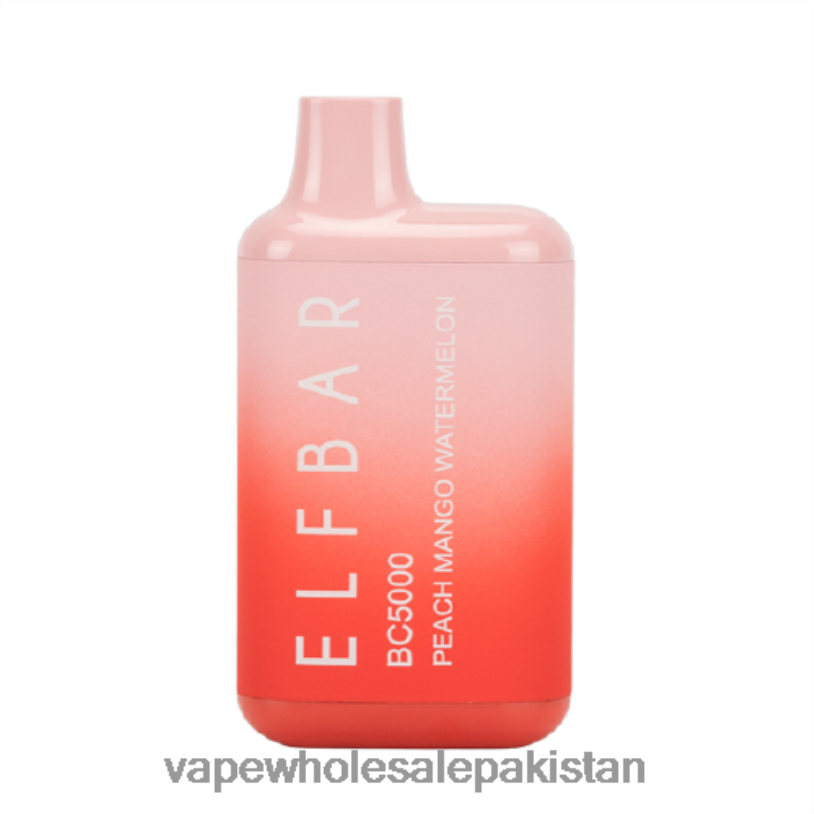 Cheapest Vape Wholesale Peach Mango Watermelon D42RL304 ELFBAR BC5000