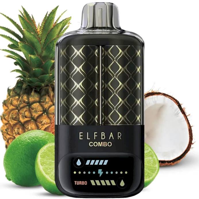 Elf Bar Combo 25000 - D48Z5 Lime & Pineapple E Cigarette Wholesale