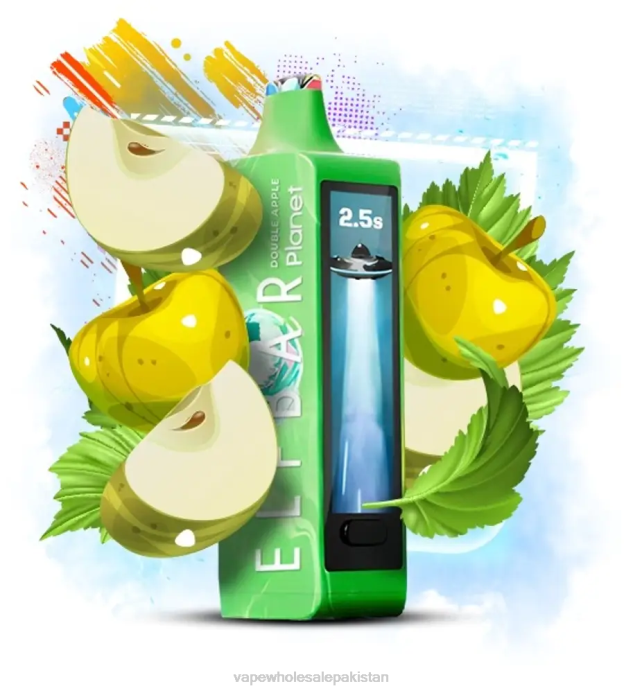 Elf Bar Planet 25000 - D48Z14 Double Apple Cheapest Vape Wholesale