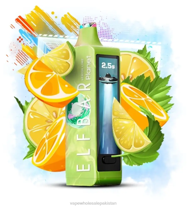 Elf Bar Planet 25000 - D48Z16 Lemon Lime E Cig Wholesale