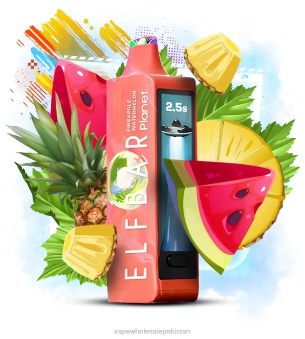 Elf Bar Planet 25000 - D48Z25 Pineapple Watermelon E Cigarette Wholesale