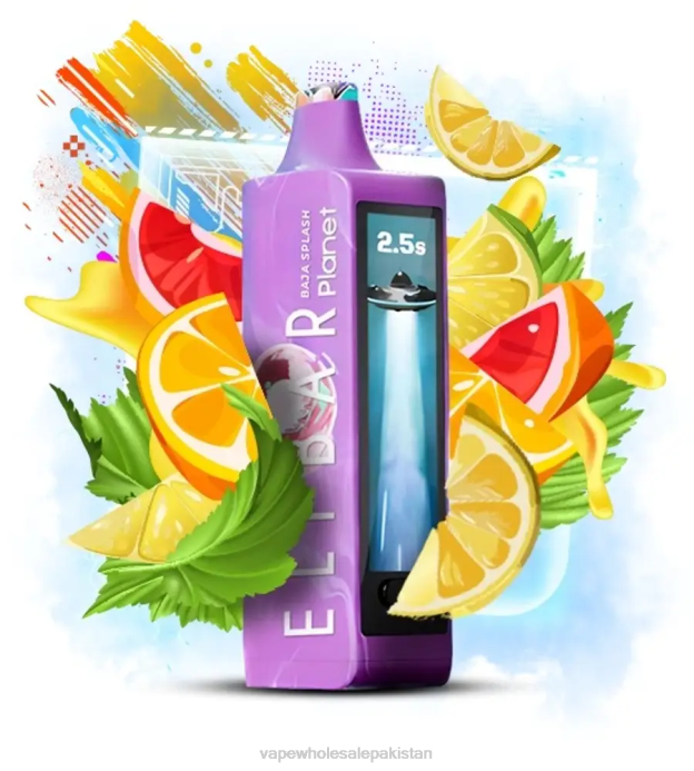 Elf Bar Planet 25000 - D48Z26 Baja Splash E Cig Wholesale