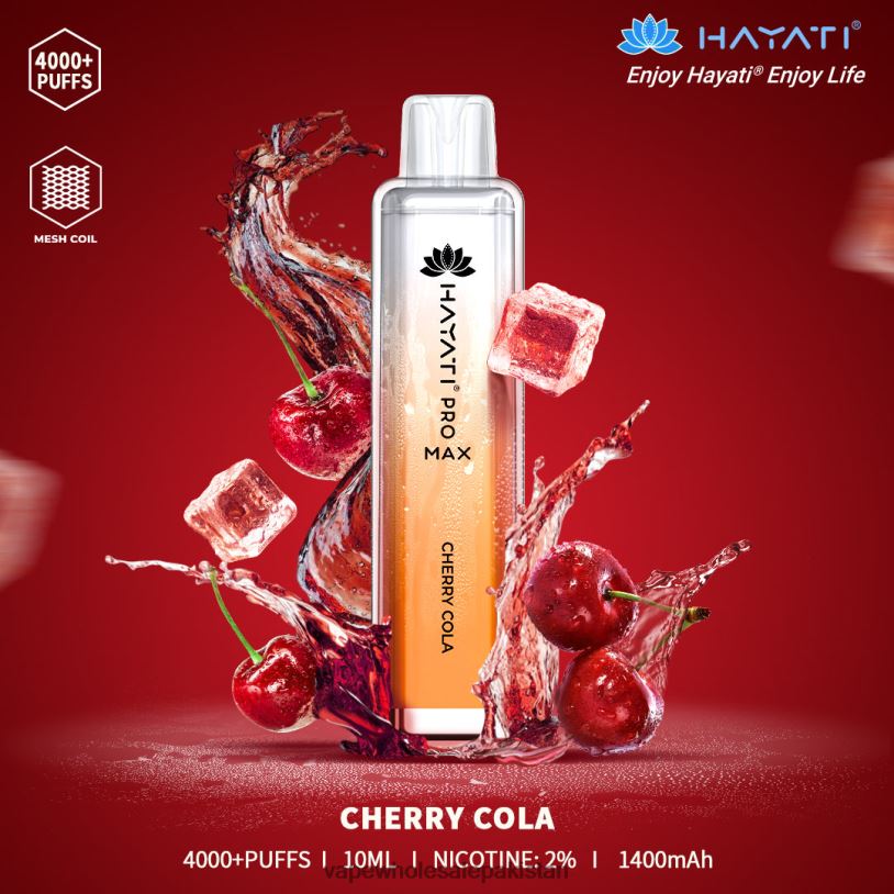 Cheapest Vape Wholesale Cherry Cola D42RL154 Hayati Pro Max 4000