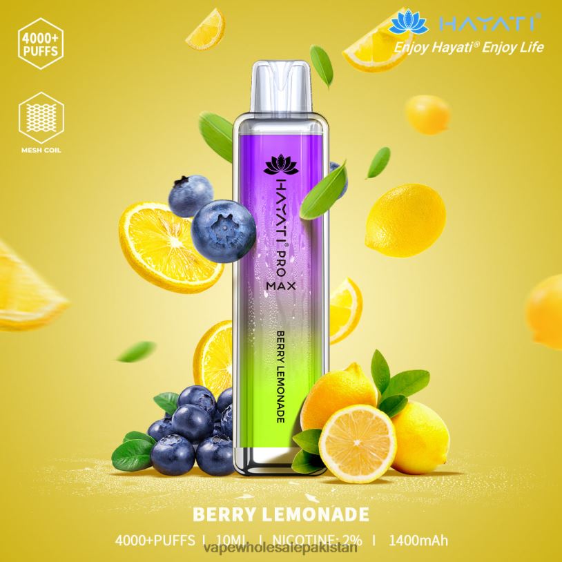 E Cigarette Wholesale Berry Lemonade D42RL145 Hayati Pro Max 4000