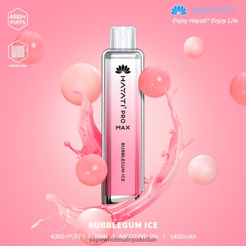 E Cigarette Wholesale Bubblegum Ice D42RL185 Hayati Pro Max 4000