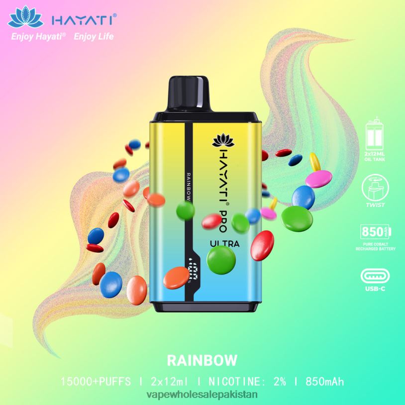 Cheapest Vape Wholesale Rainbow D42RL214 Hayati Pro Ultra