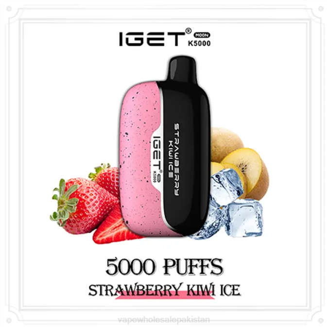 E Cig Wholesale NXJ018 Strawberry Kiwi Ice IGET Moon K5000