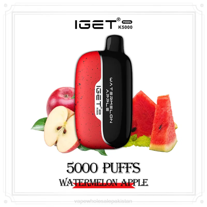 E Cig Wholesale NXJ06 Watermelon Apple IGET Moon K5000