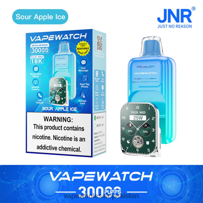 JNR Vape Watch Sour Apple Ice TTB2TD5 E Cigarette Wholesale