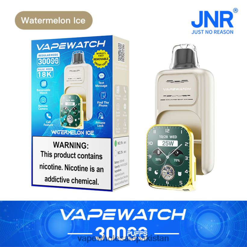 JNR Vape Watch Watermelon Ice TTB2TD9 E Cigarettes Wholesale Suppliers