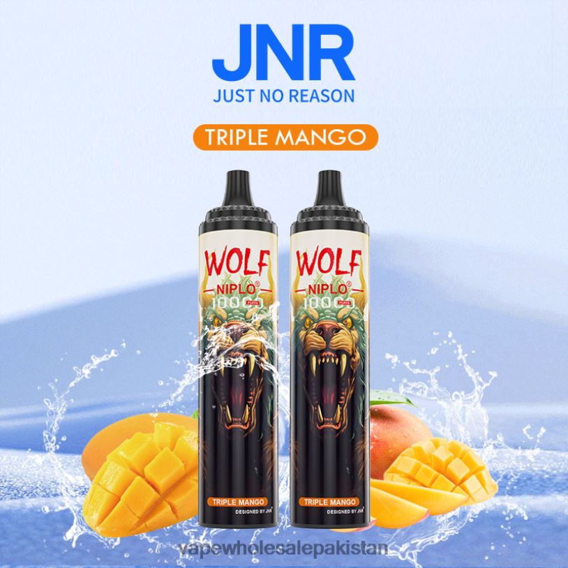 E Cigarette Wholesale Triple Mango D42RL775 JNR WOLF NIPLO