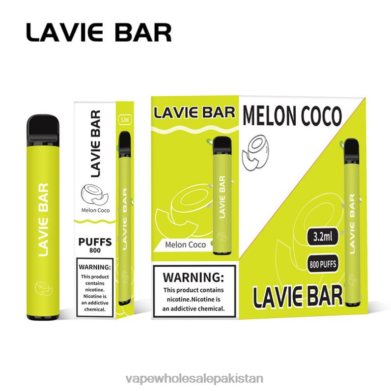 LAVIE BAR 800 Puffs HLND2315 | E Cigarette Wholesale Melon Coco