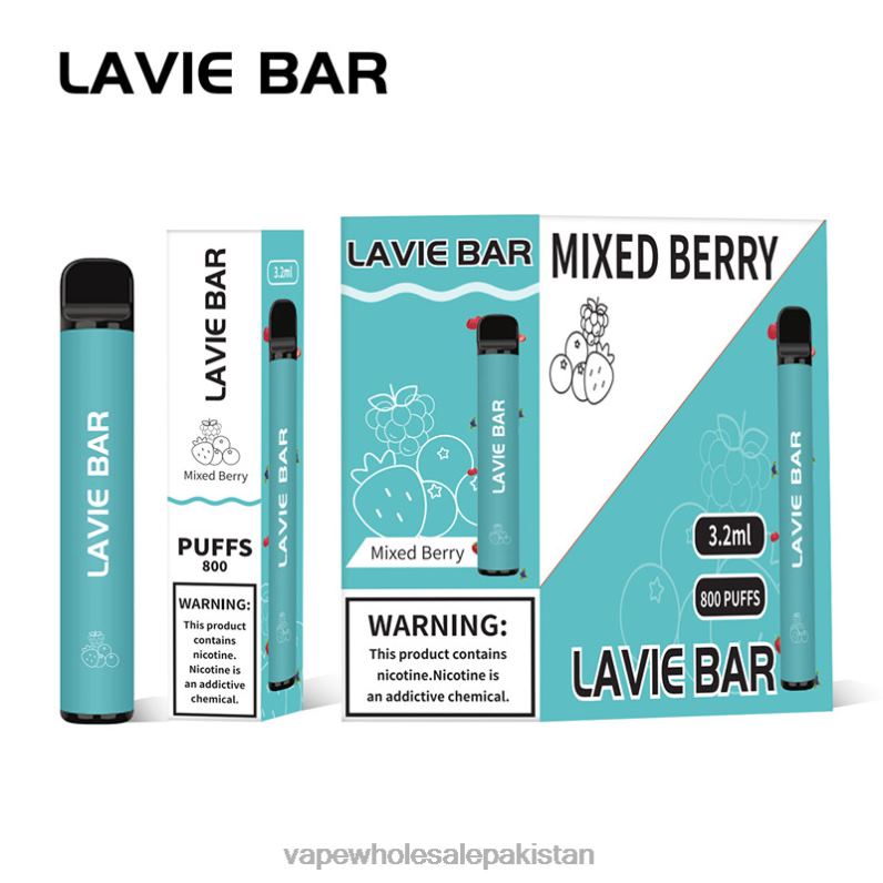 LAVIE BAR 800 Puffs HLND2316 | E Cig Wholesale Mixed Berries