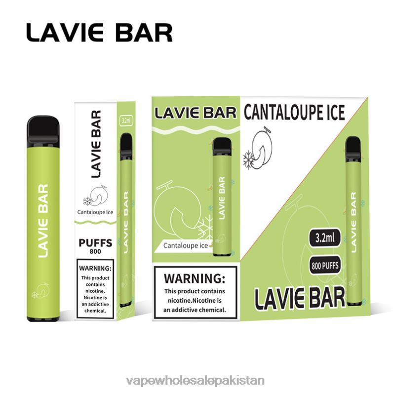 LAVIE BAR 800 Puffs HLND2317 | Electronic Cigarette Wholesale Cantaloupe Ice