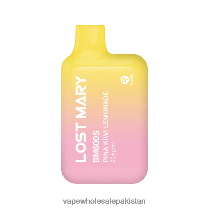 Cheapest Vape Wholesale Pina Kiwi Lemonade D42RL414 LOST MARY BM600S