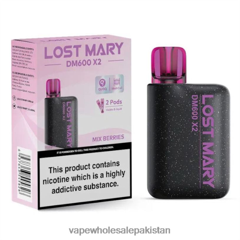 E Cig Wholesale Mix Berries D42RL476 LOST MARY DM600 X2