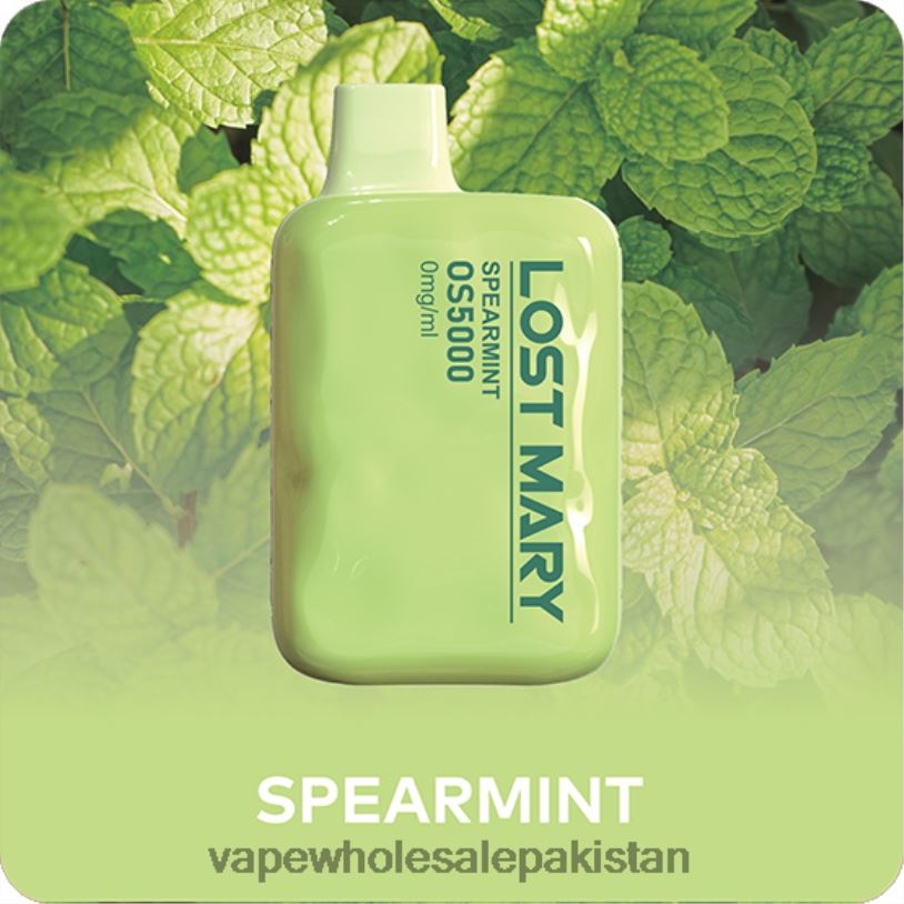 E Cig Wholesale Spearmint D42RL506 LOST MARY OS5000 0mg/ml