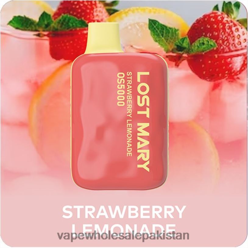 E Cigarettes Wholesale Suppliers Strawberry Lemonade D42RL499 LOST MARY OS5000