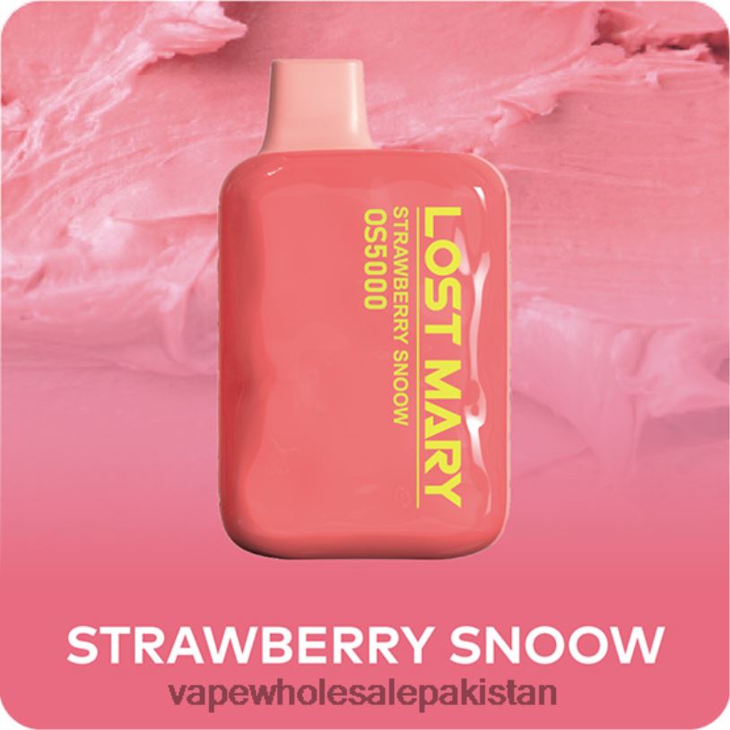 Vape Wholesale Prices Strawberry Snoow D42RL502 LOST MARY OS5000