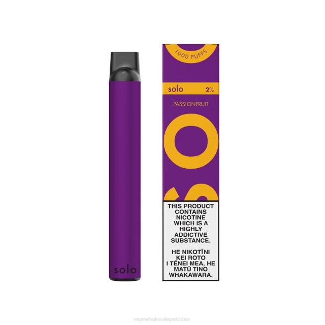 Cheapest Vape Wholesale 8Z0614 - Solo Disposable Vape Passionfruit