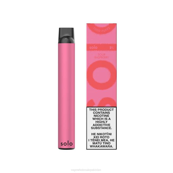 Vape Companies In Pakistan 8Z0613 - Solo Disposable Vape Sour Raspberry