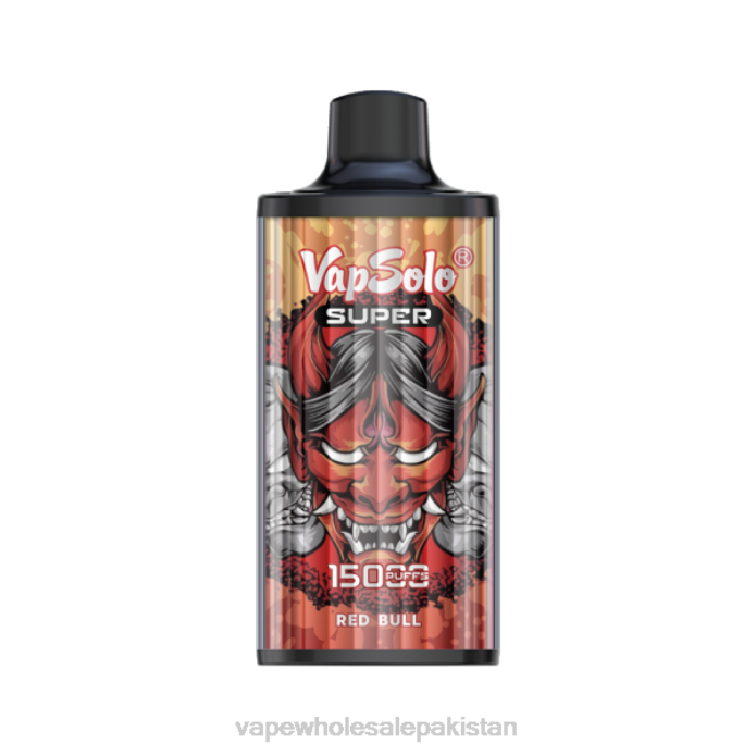 Vape Wholesale Prices 284D114 Vapsolo SUPER Disposable Vape Red Bull