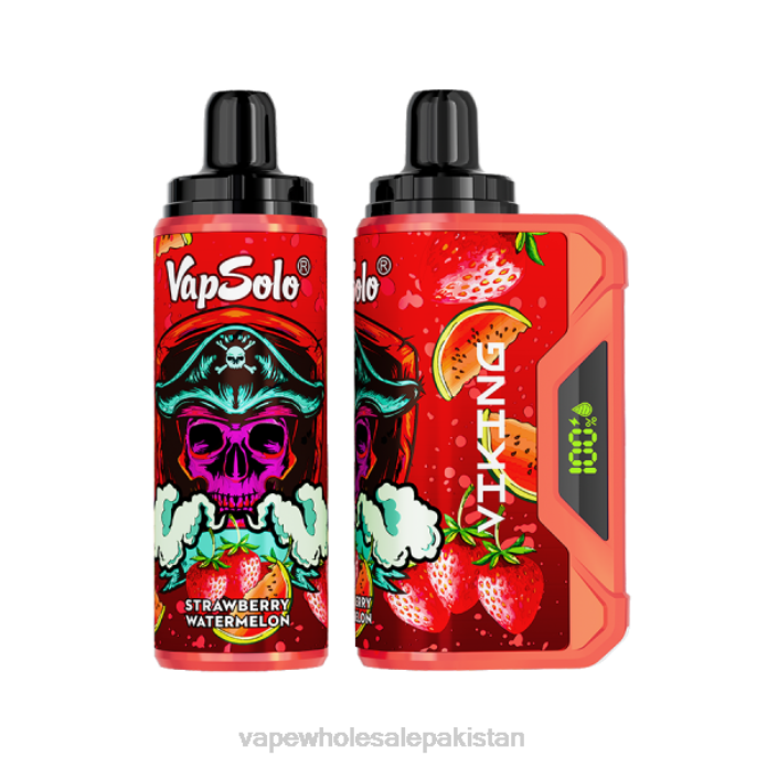 Electronic Cigarette Wholesale 284D140 Vapsolo VIKING Disposable Vape Strawberry Watermelon