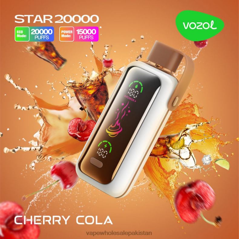 E Cig Wholesale CHERRY COLA D8T2L6 VOZOL STAR 20000