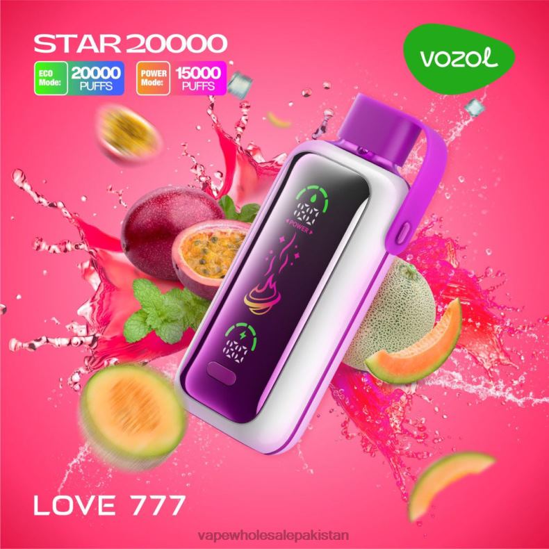 E Cigarette Wholesale LOVE 777 D8T2L12 VOZOL STAR 20000